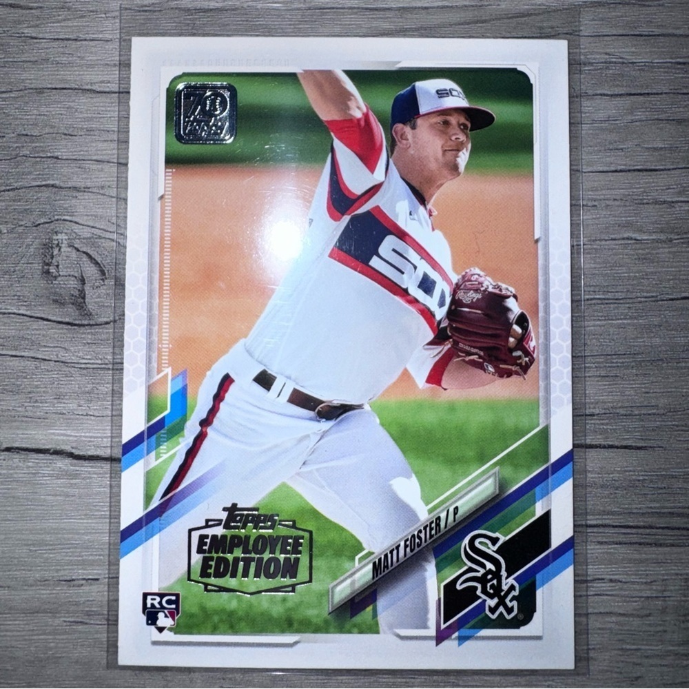 2021 Topps Employee Edition #426 Matt Foster RC Chicago White Sox SUPER RARE - Picture 1 of 4
